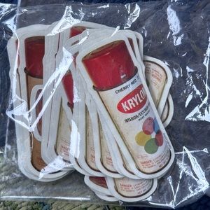 CONART sticker Cherry Red sealed new Dead Stock vintage 1995